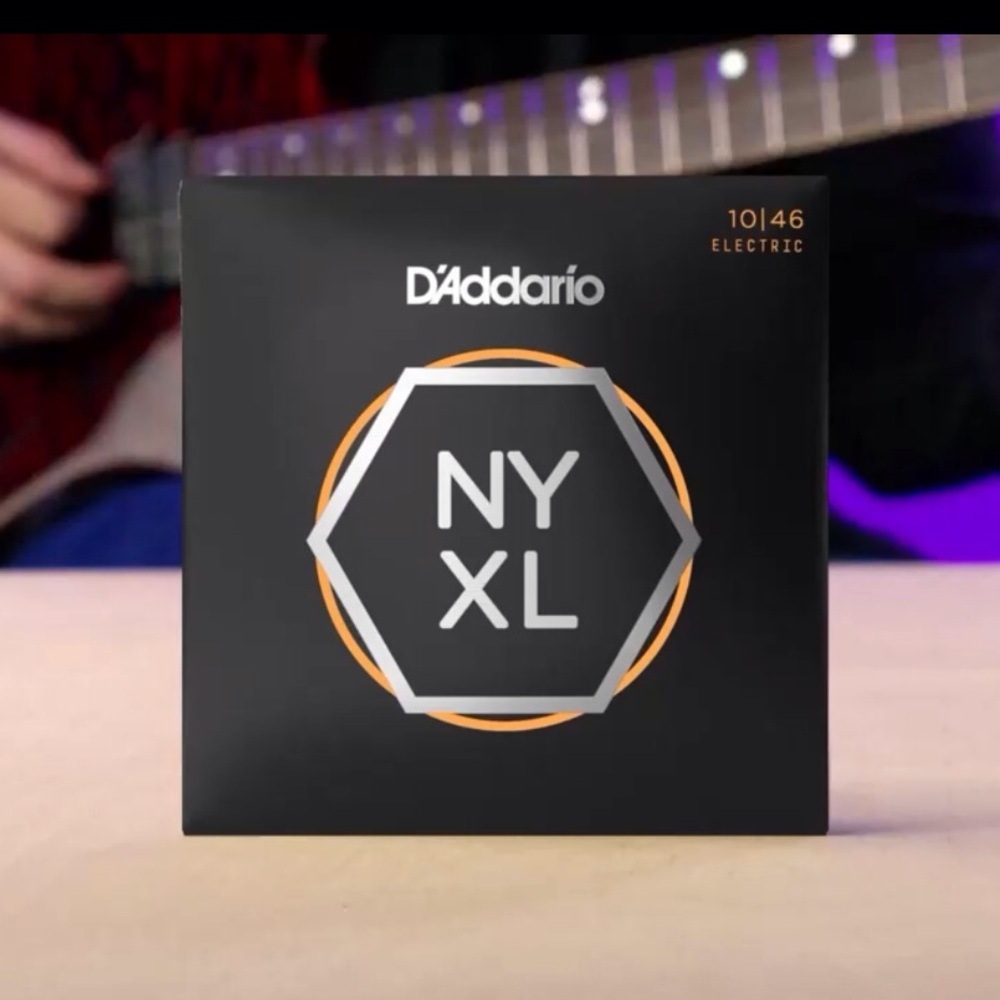 D'Addario NYXL1046 Nickel Wound Regular Light 10-46 Electric Guitar Strings